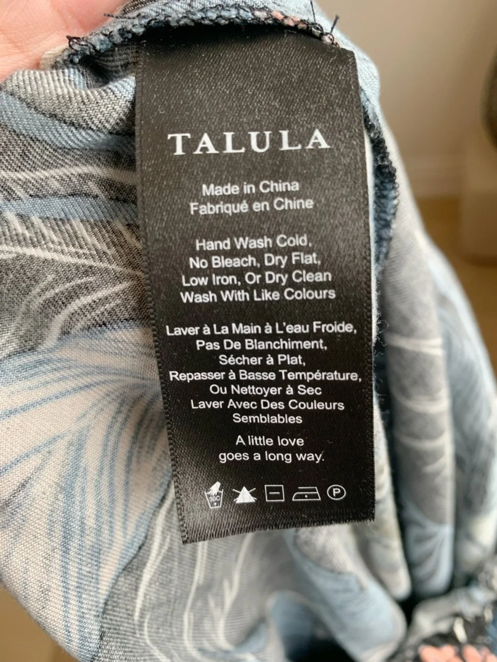 XXS Talula Strapless Tropical Leaf Jumpsuit Soft Summer Chic - Picture 5 of 5